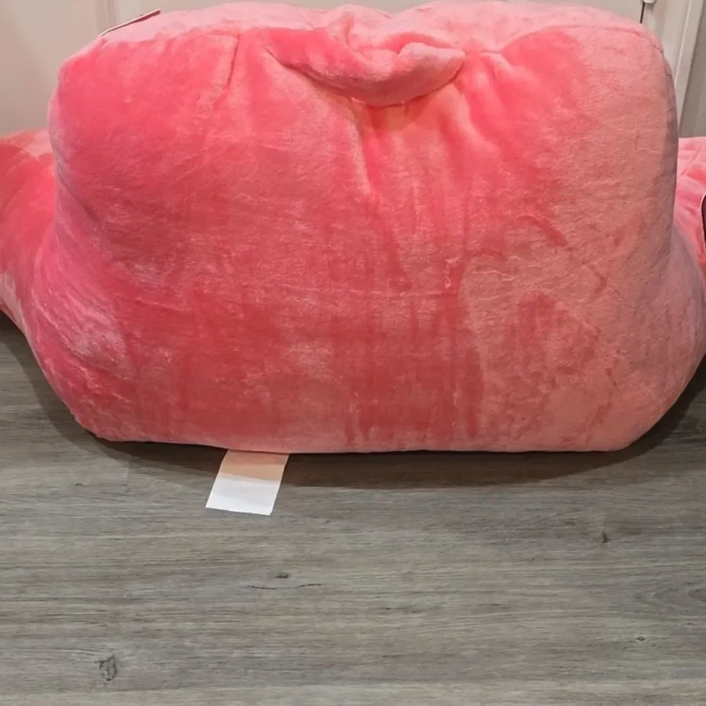 Juicy‎ Couture Home Rhinestone Logo Plush Bed Rest Pillow w/Phone Storage Pocket